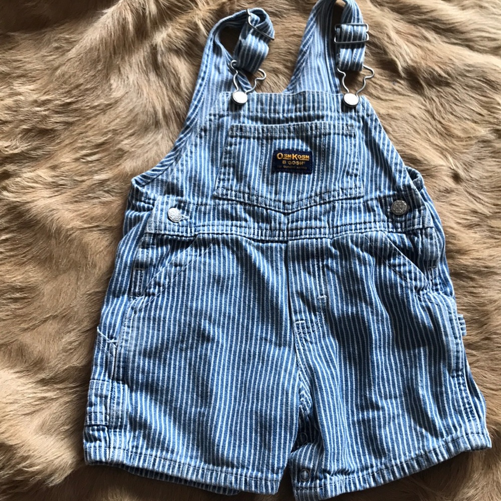 Toddler overall shorts.